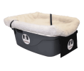 FidoRido - beige fleece Car Seat with  Small harness