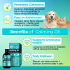 Calming Oil for Dogs Natural Anxiety and Stress Relief Pet Relaxation Aid