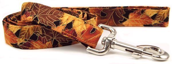 Autumn Leaves Dog Leash (Option: X-Small)