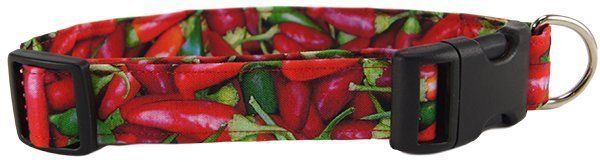Chili Peppers Dog Collar (Option: X-Small)