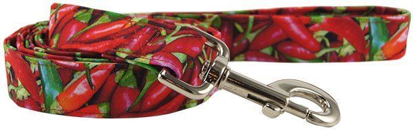 Chili Peppers Dog Leash (Option: X-Small)