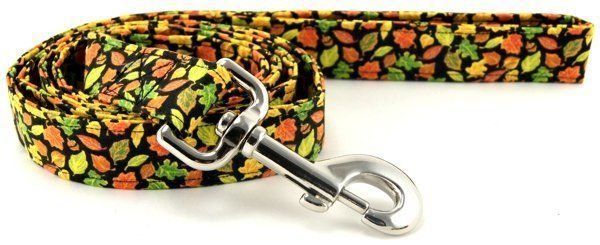 Fall Leaves Dog Leash (Option: X-Small)