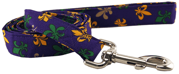 Fleur de Lis Dog Leash (Option: X-Small)