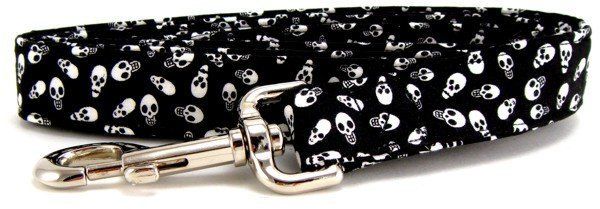 Tiny Skulls Dog Leash (Option: X-Small)