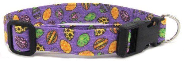 Tossed Easter Eggs Dog Collar (Option: X-Small)