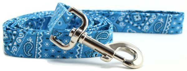 Turquoise Bandana Dog Leash (Option: X-Small)