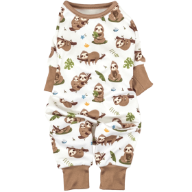 Soft Dog Pajamas (Color: Sloths, size: X-Small)